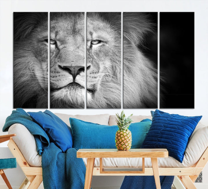 Lion Wall Art Canvas Print