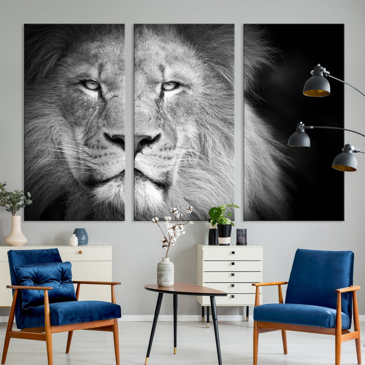 Lion Wall Art Canvas Print