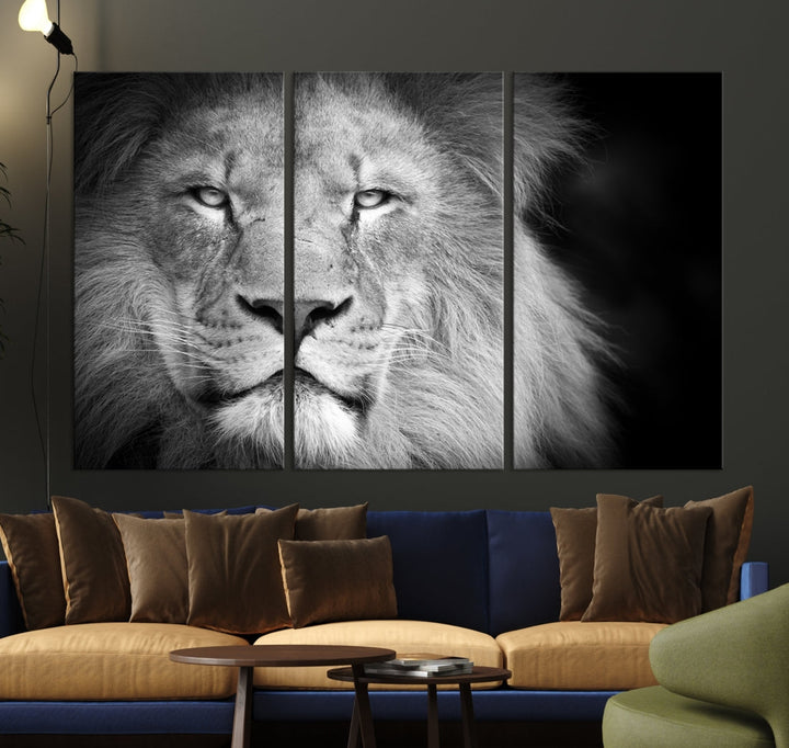 Lion Wall Art Canvas Print