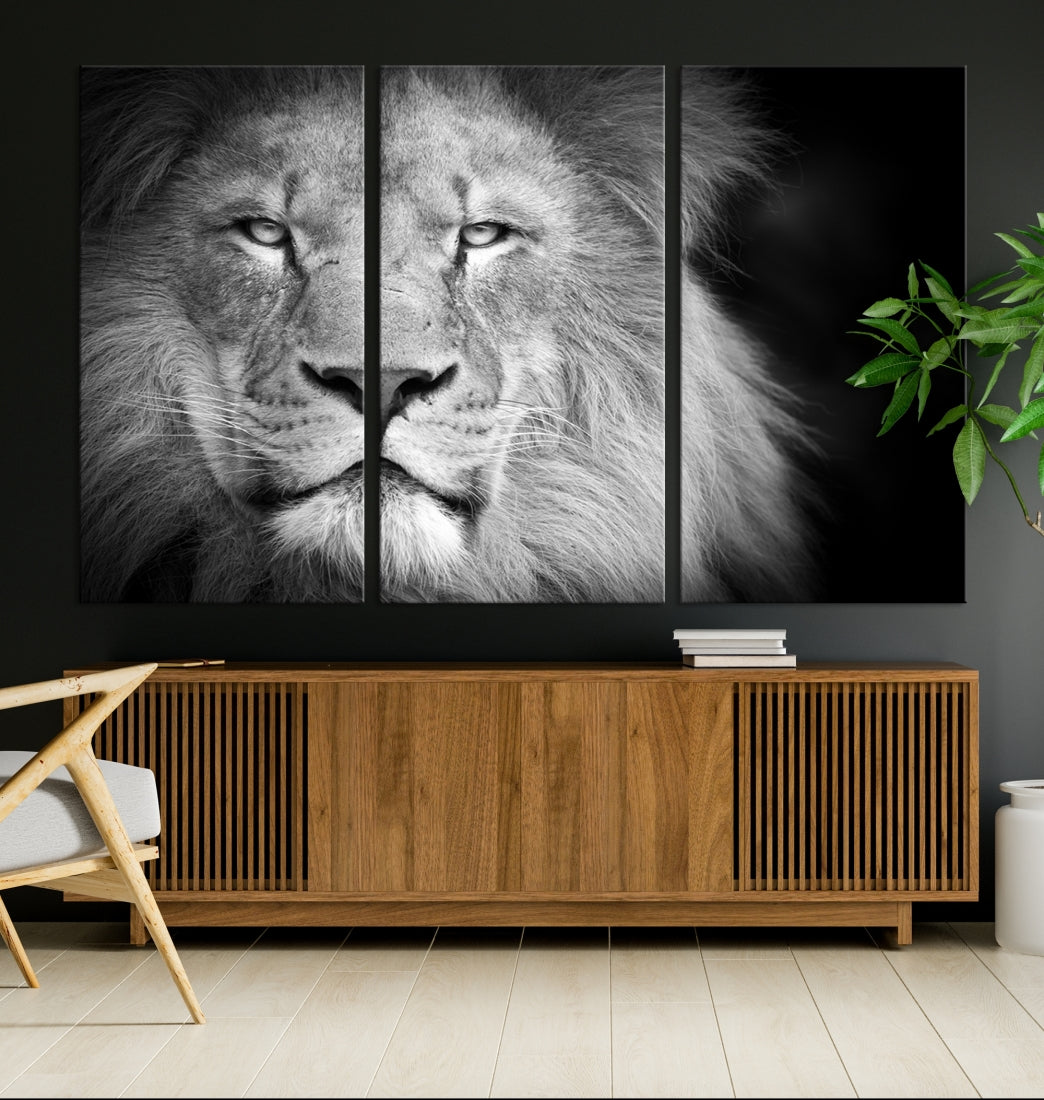 Lion Wall Art Canvas Print