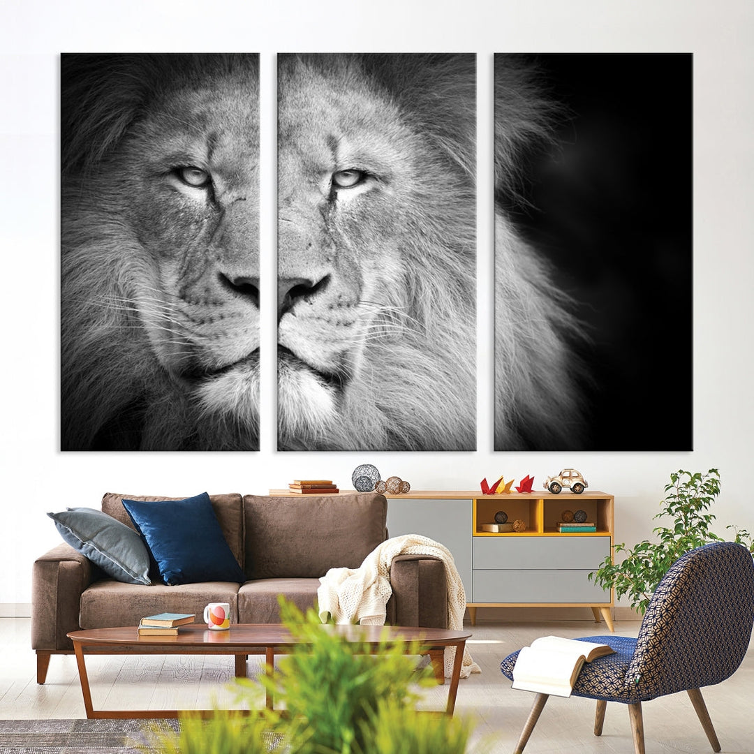 Lion Wall Art Canvas Print