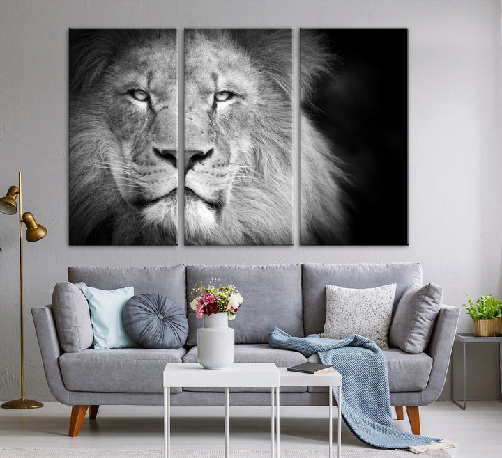 Lion Wall Art Canvas Print