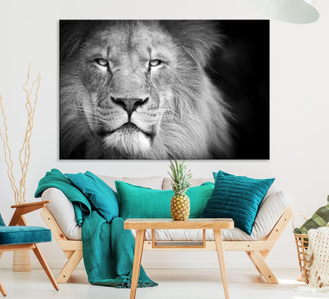 Lion Wall Art Canvas Print