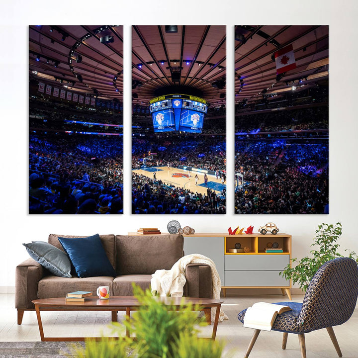 Madison Square Garden Stadium Wall Art Canvas Print