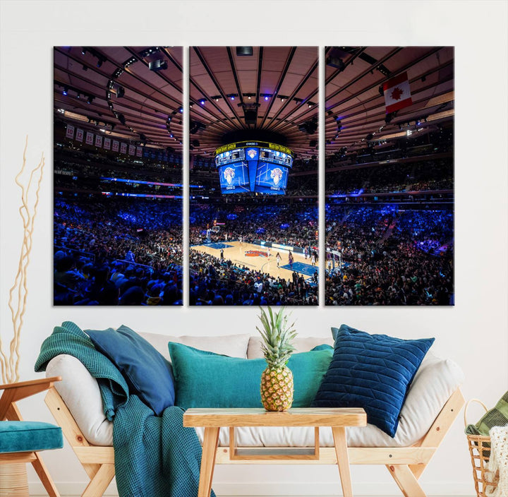 Madison Square Garden Stadium Wall Art Canvas Print