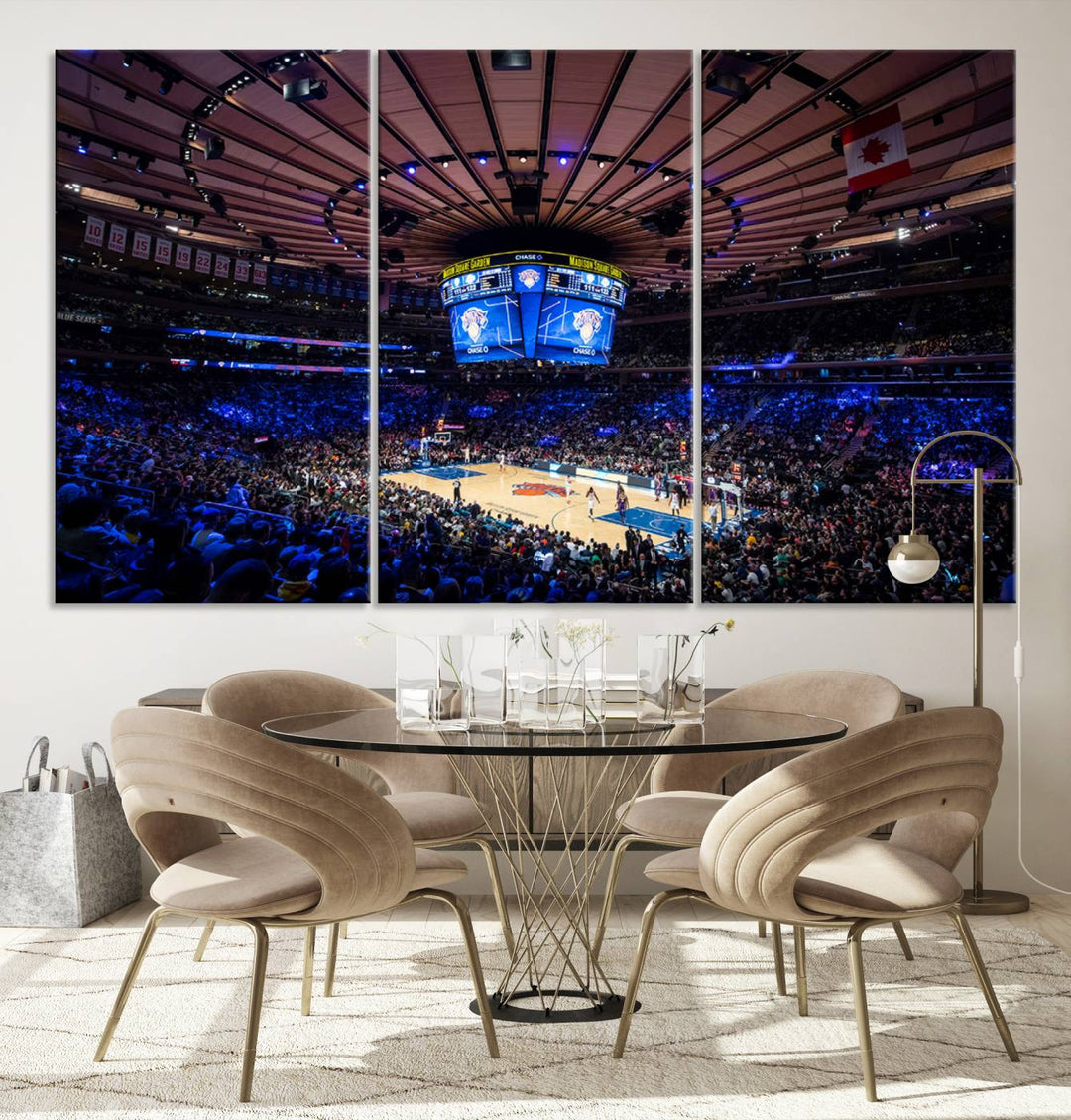 Madison Square Garden Stadium Wall Art Canvas Print