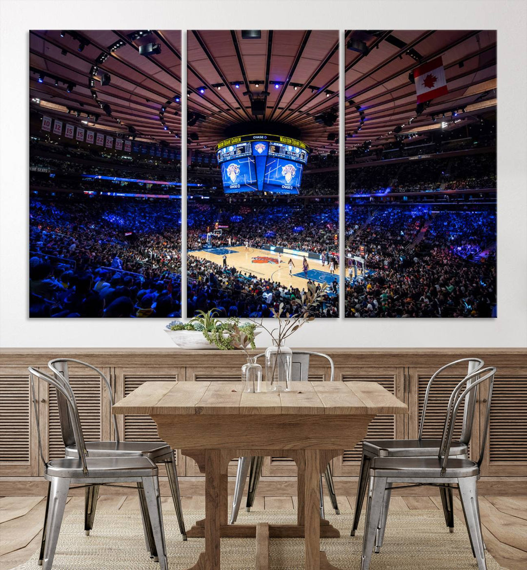 Madison Square Garden Stadium Wall Art Canvas Print