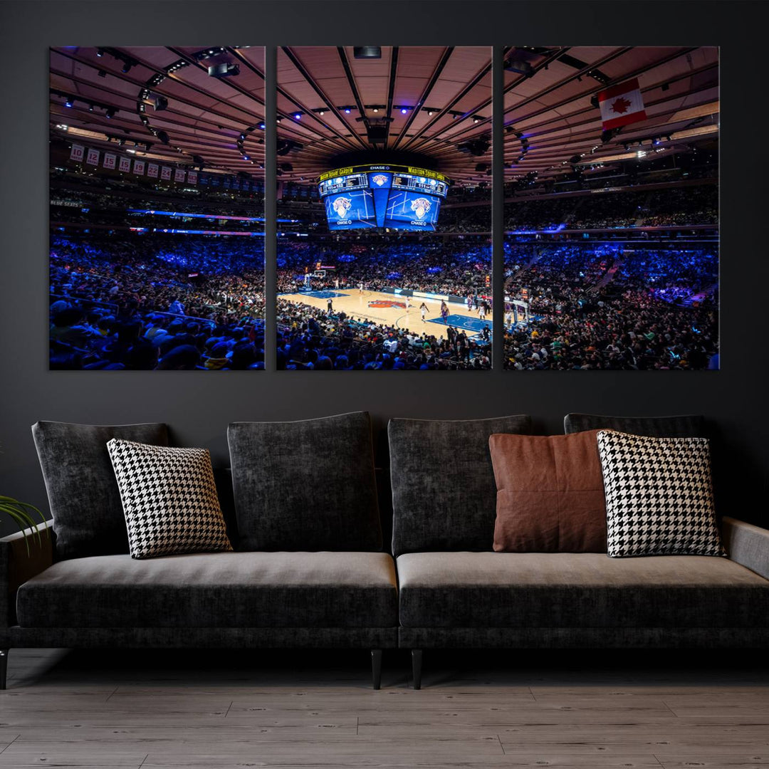 Madison Square Garden Stadium Wall Art Canvas Print