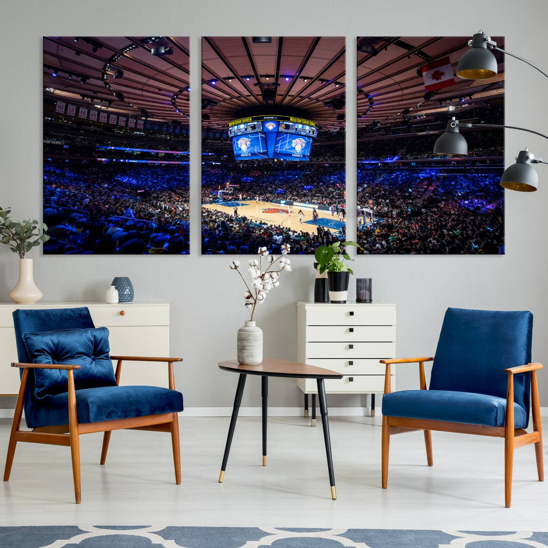 Madison Square Garden Stadium Wall Art Canvas Print