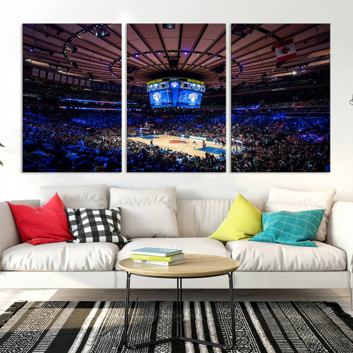 Madison Square Garden Stadium Wall Art Canvas Print