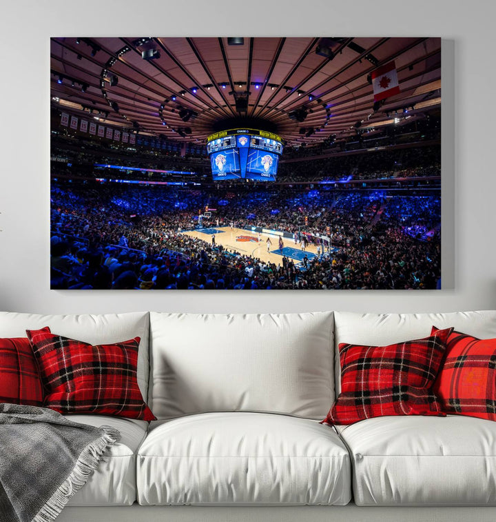 Madison Square Garden Stadium Wall Art Canvas Print