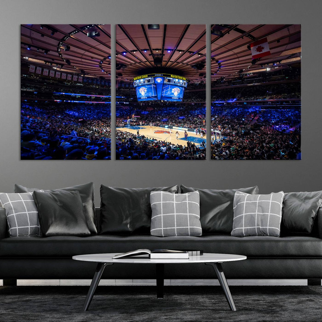 Madison Square Garden Stadium Wall Art Canvas Print