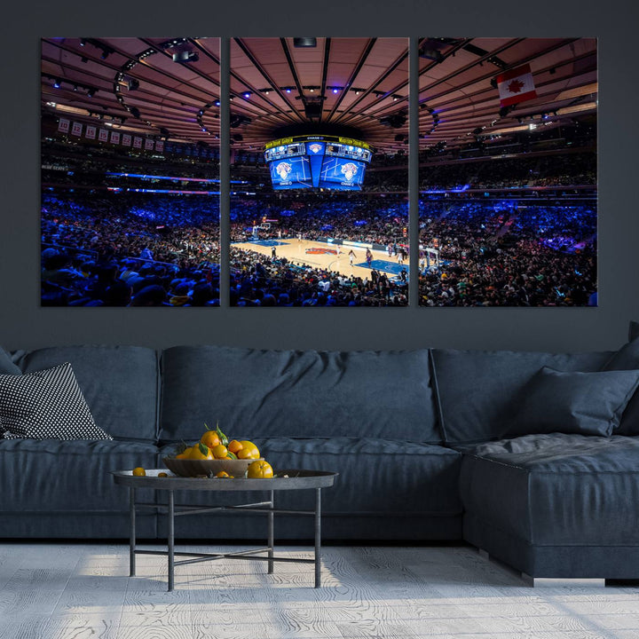 Madison Square Garden Stadium Wall Art Canvas Print