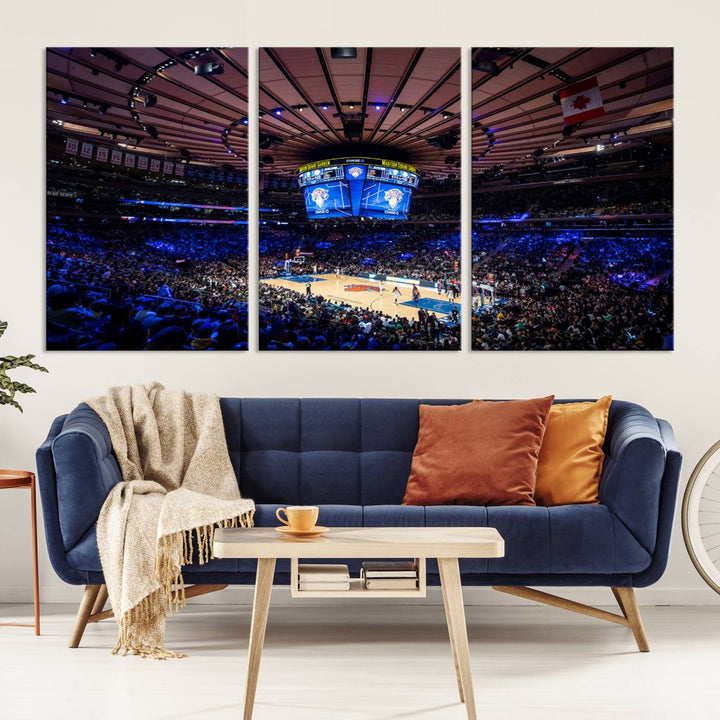 Madison Square Garden Stadium Wall Art Canvas Print