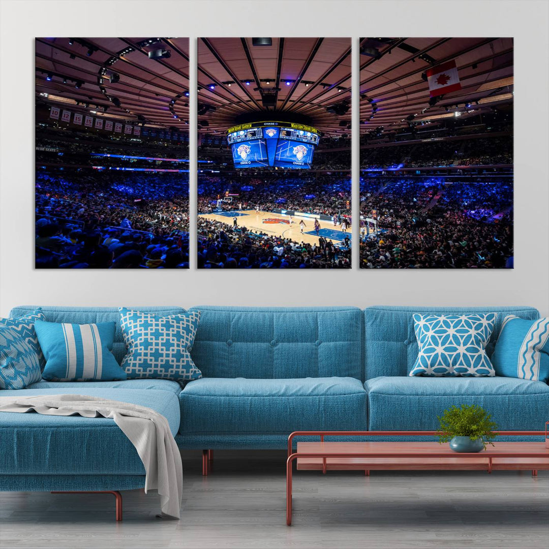 Madison Square Garden Stadium Wall Art Canvas Print