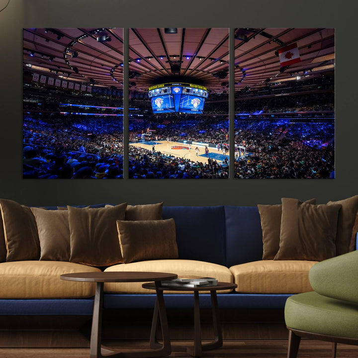 Madison Square Garden Stadium Wall Art Canvas Print