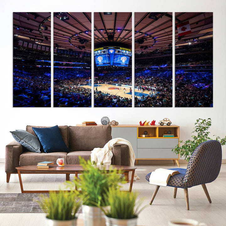 Madison Square Garden Stadium Wall Art Canvas Print