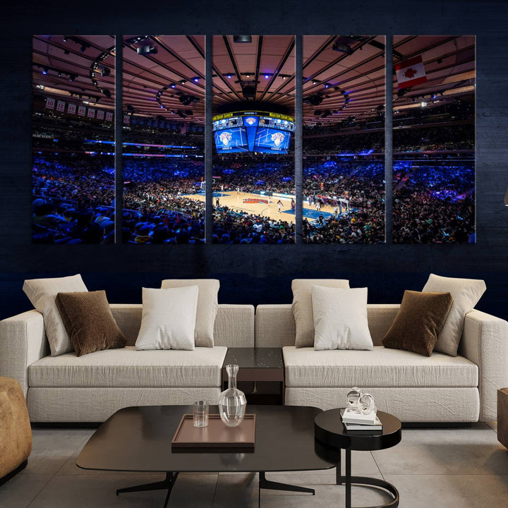 Madison Square Garden Stadium Wall Art Canvas Print