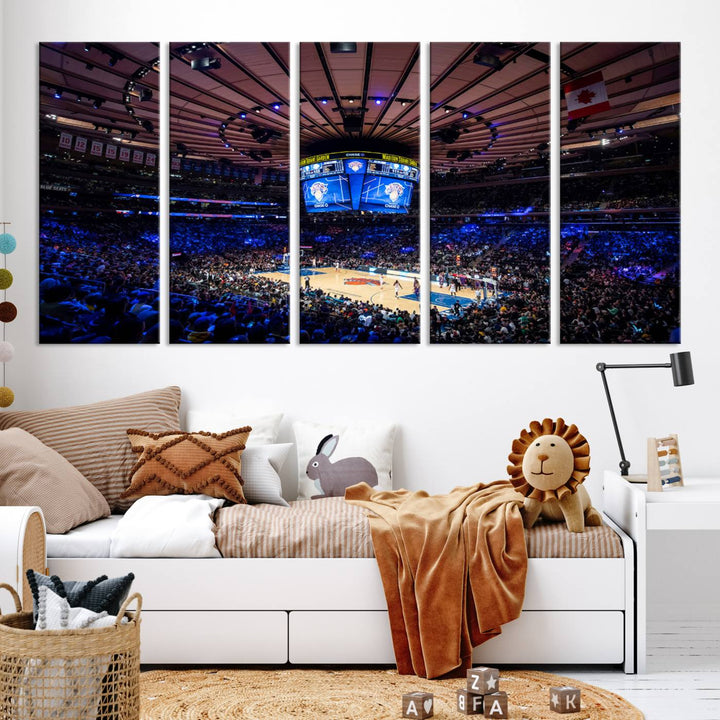 Madison Square Garden Stadium Wall Art Canvas Print