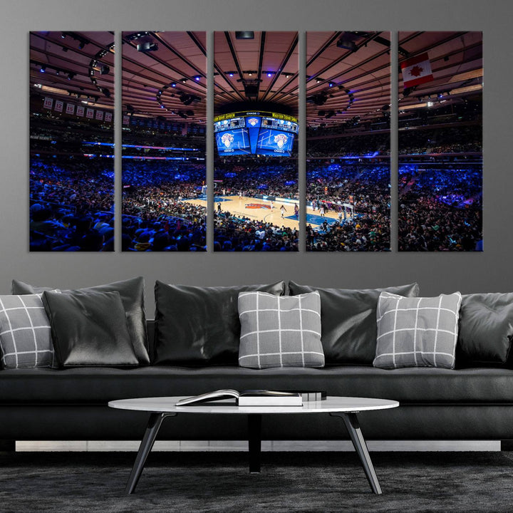 Madison Square Garden Stadium Wall Art Canvas Print