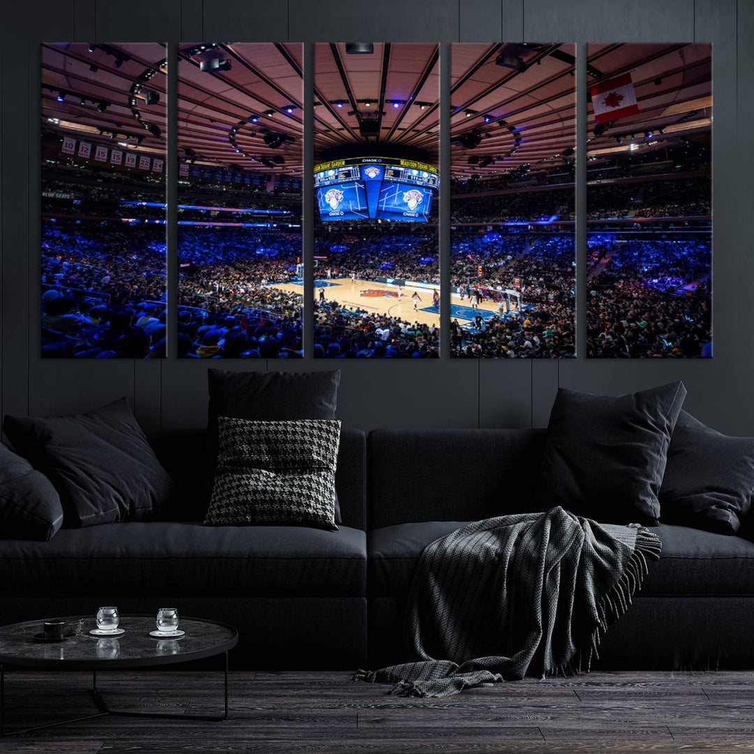 Madison Square Garden Stadium Wall Art Canvas Print