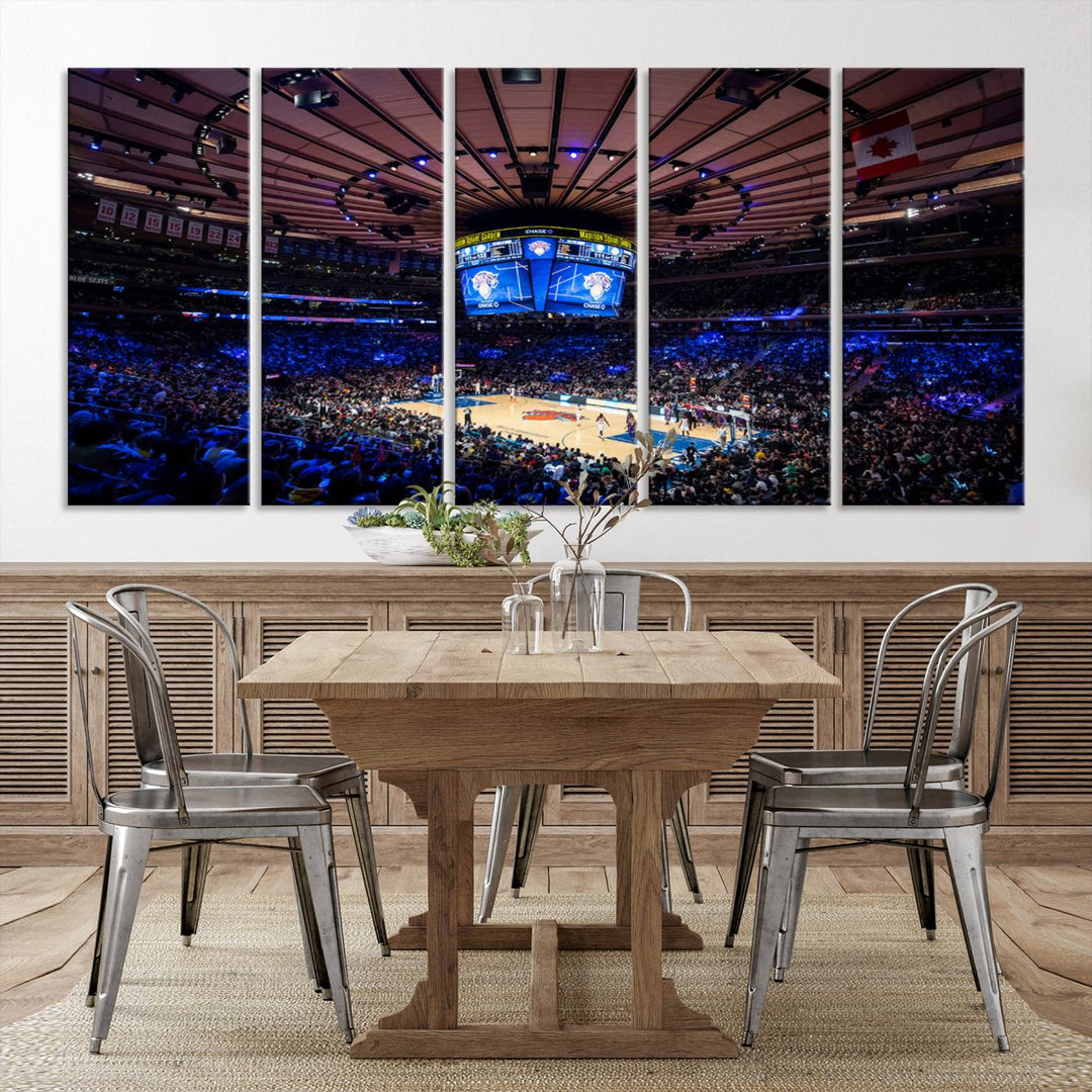 Madison Square Garden Stadium Wall Art Canvas Print