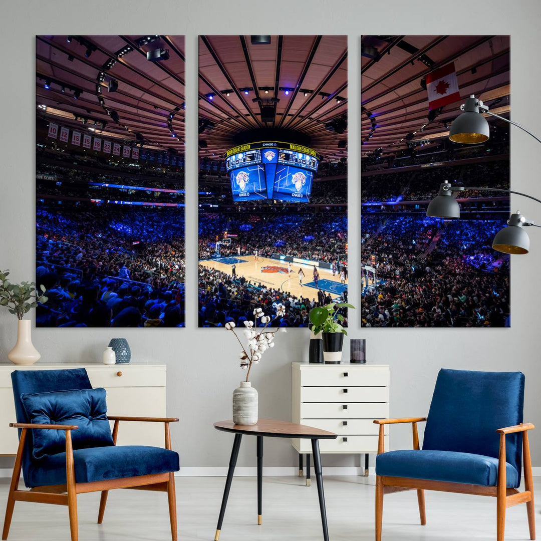 Madison Square Garden Stadium Wall Art Canvas Print