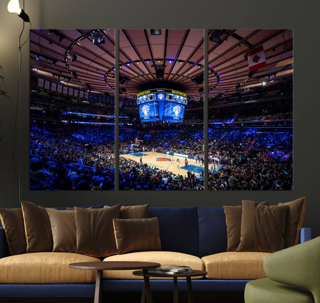 Madison Square Garden Stadium Wall Art Canvas Print