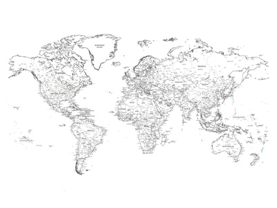 Custom World Travel Map Wall Art with Pins, Next Trip Planner Map, Dining Room and Entryway Decor