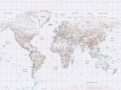Extra Large Personalized Push Pin World Map Canvas, Travel Tracker for Office