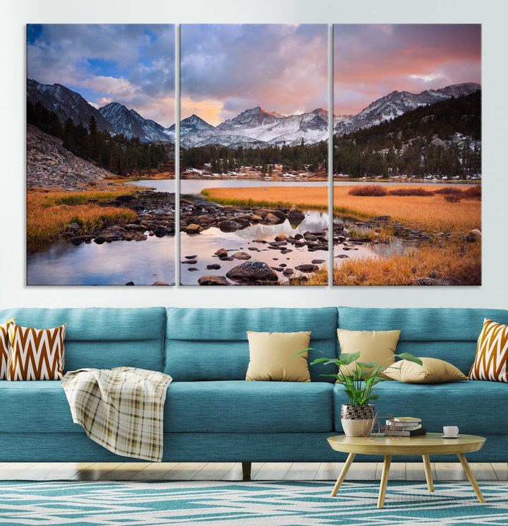 Marvellous Mountain Landscape Canvas Wall Art Giclee Print Nature Framed Art Print