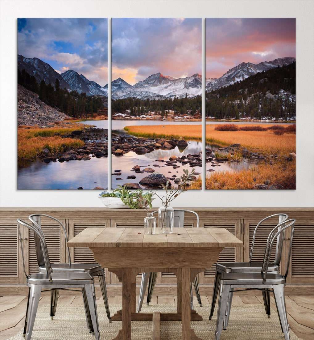 Marvellous Mountain Landscape Canvas Wall Art Giclee Print Nature Framed Art Print