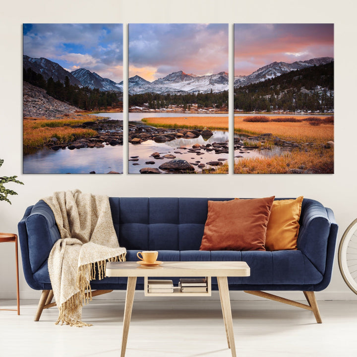 Marvellous Mountain Landscape Canvas Wall Art Giclee Print Nature Framed Art Print