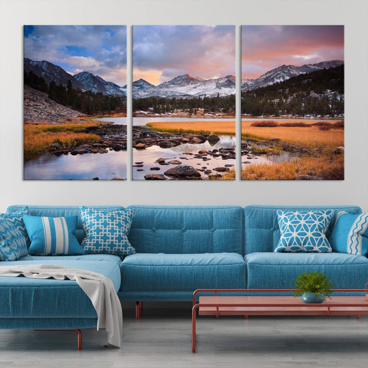 Marvellous Mountain Landscape Canvas Wall Art Giclee Print Nature Framed Art Print