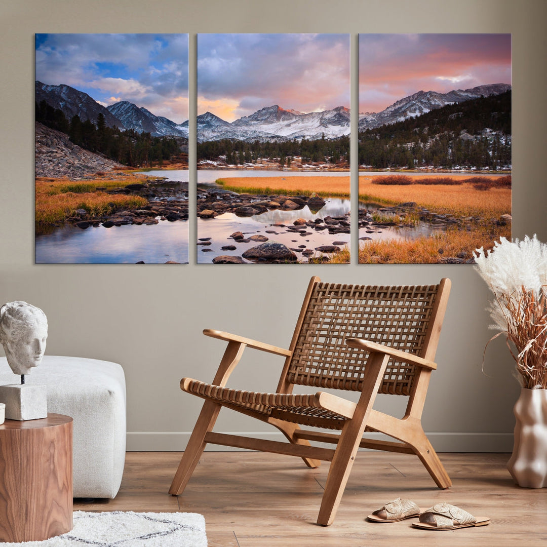 Marvellous Mountain Landscape Canvas Wall Art Giclee Print Nature Framed Art Print