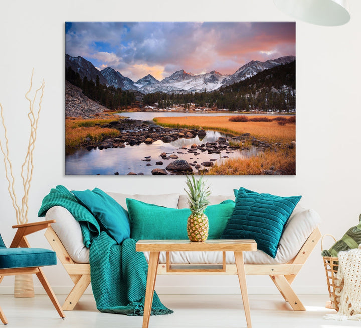 Marvellous Mountain Landscape Canvas Wall Art Giclee Print Nature Framed Art Print