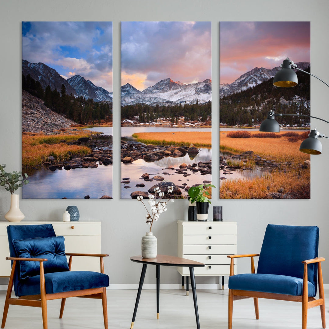 Marvellous Mountain Landscape Canvas Wall Art Giclee Print Nature Framed Art Print