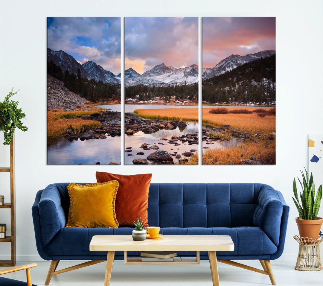 Marvellous Mountain Landscape Canvas Wall Art Giclee Print Nature Framed Art Print