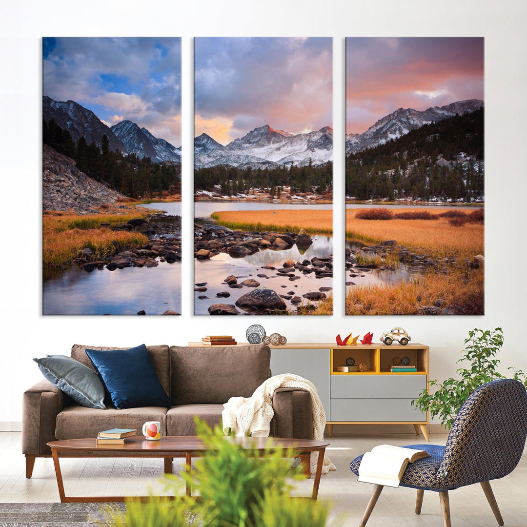 Marvellous Mountain Landscape Canvas Wall Art Giclee Print Nature Framed Art Print