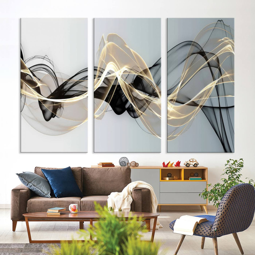 Modern Abstract Art Multi Panel Wall Art Canvas Print