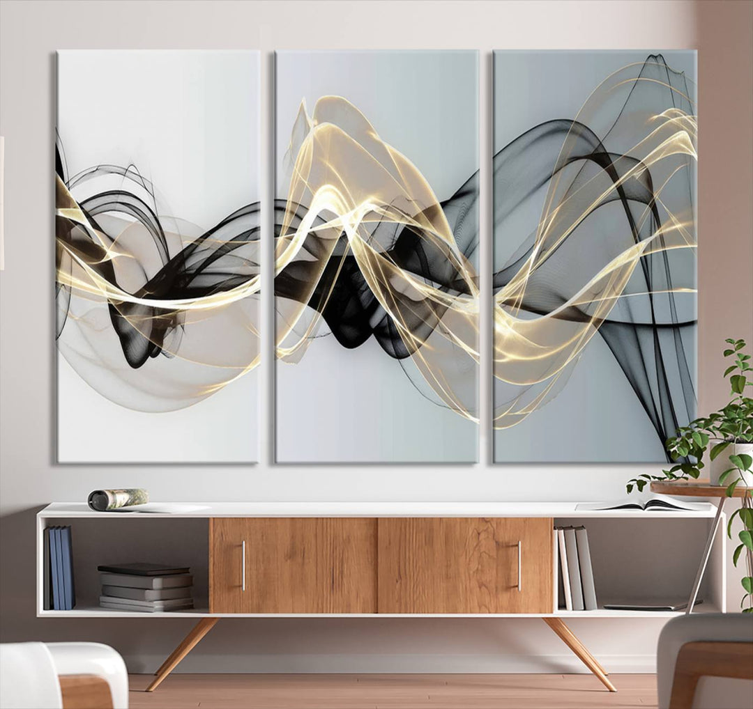 Modern Abstract Art Multi Panel Wall Art Canvas Print