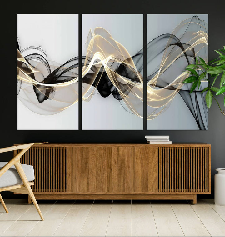 Modern Abstract Art Multi Panel Wall Art Canvas Print