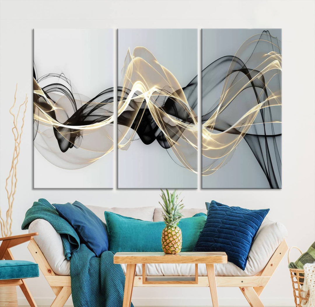 Modern Abstract Art Multi Panel Wall Art Canvas Print