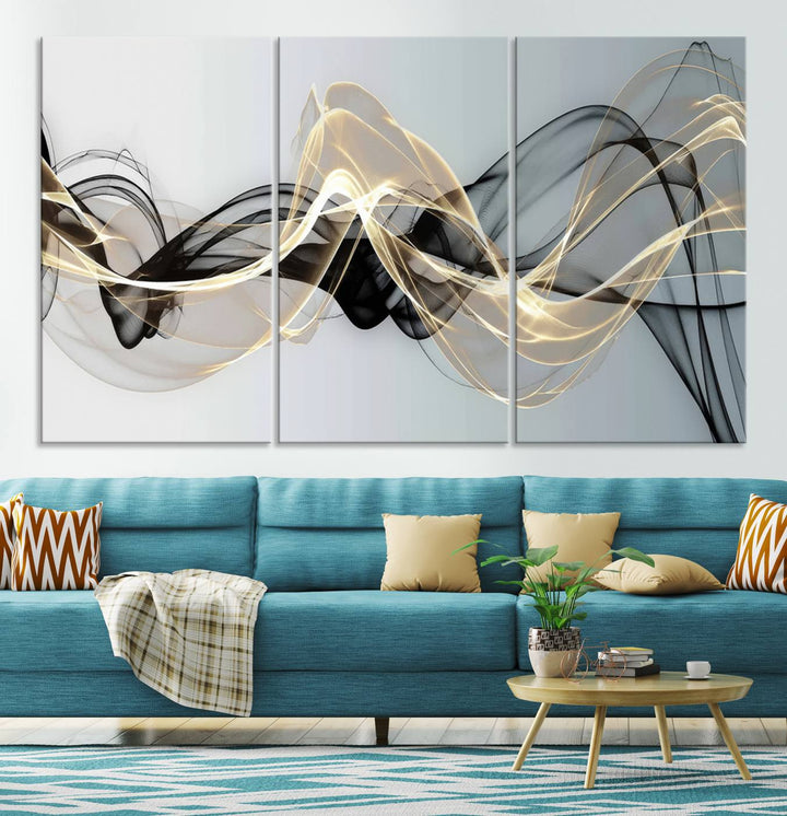 Modern Abstract Art Multi Panel Wall Art Canvas Print