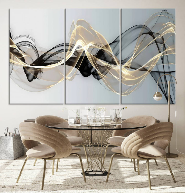 Modern Abstract Art Multi Panel Wall Art Canvas Print