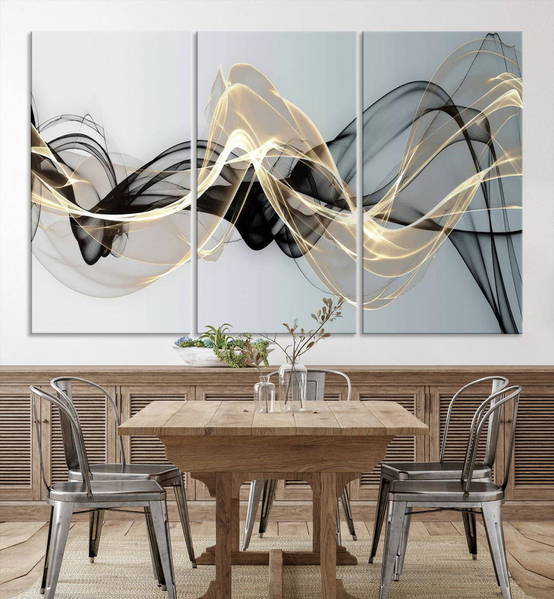 Modern Abstract Art Multi Panel Wall Art Canvas Print