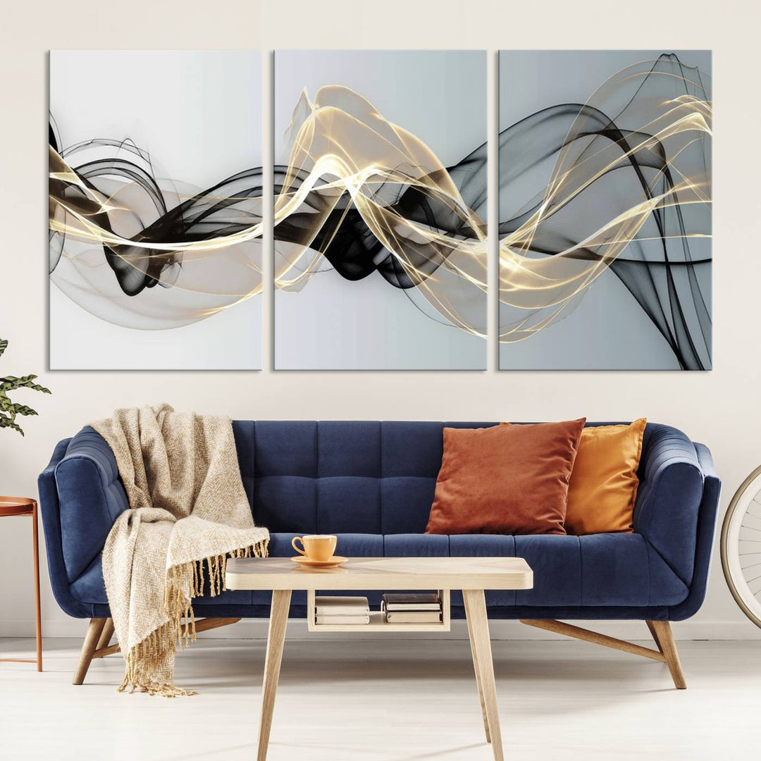 Modern Abstract Art Multi Panel Wall Art Canvas Print