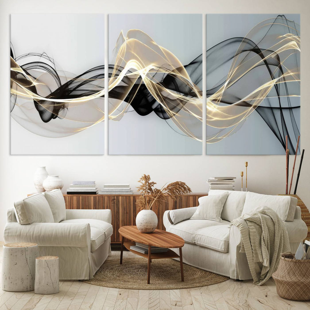 Modern Abstract Art Multi Panel Wall Art Canvas Print