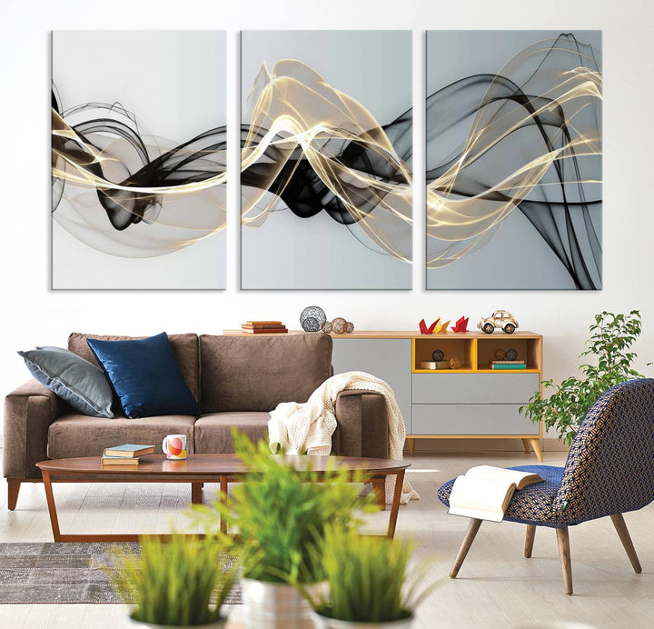 Modern Abstract Art Multi Panel Wall Art Canvas Print