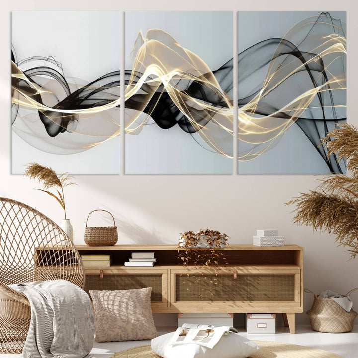 Modern Abstract Art Multi Panel Wall Art Canvas Print